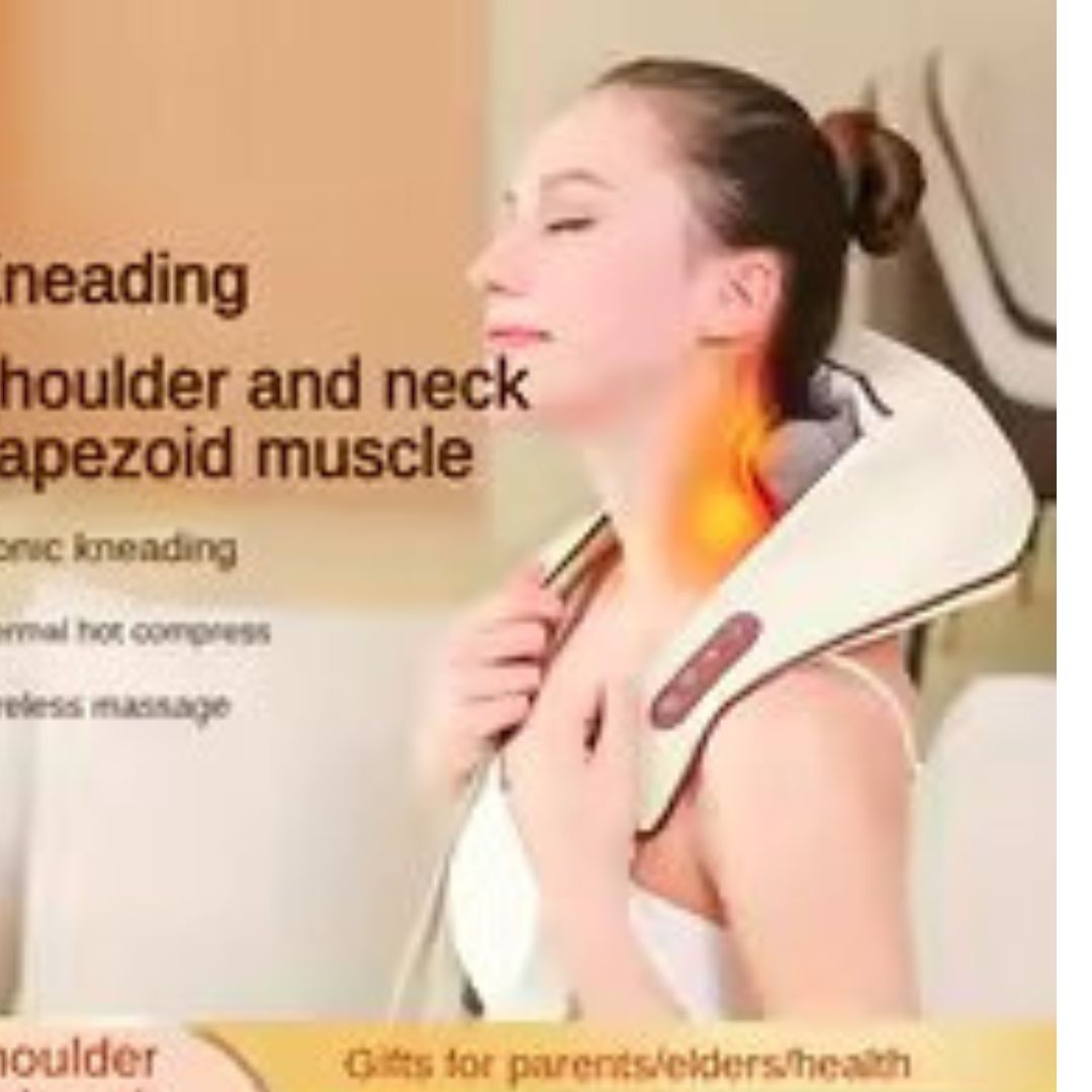 Shoulder and Neck Massager Professional Edition - With realistic humanoid massage, rechargeable to relax muscles, home masseur