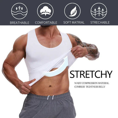 Men Body-shaping Compression Shirts