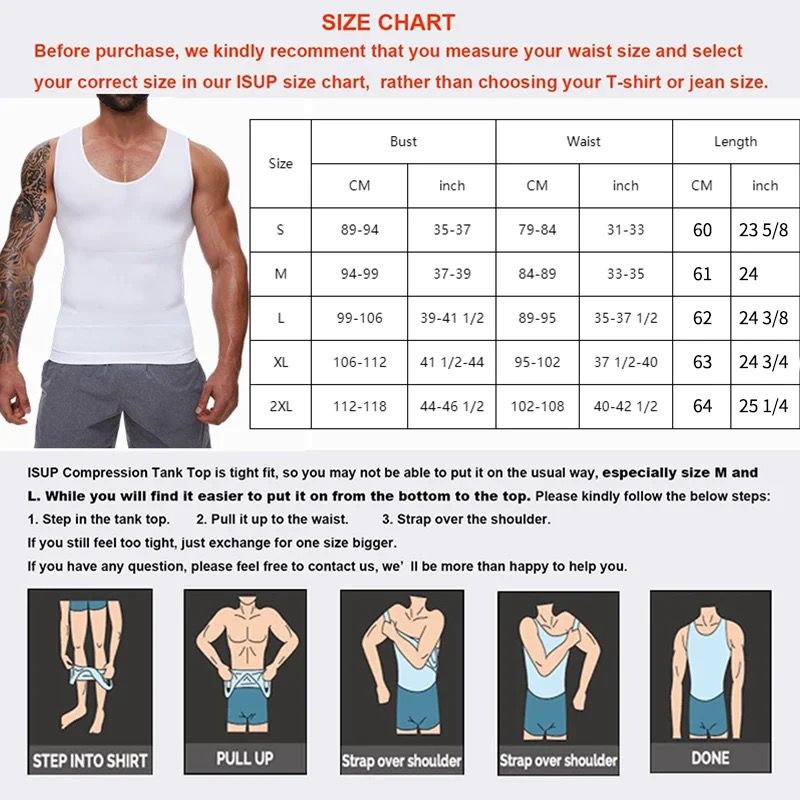 Men Body-shaping Compression Shirts